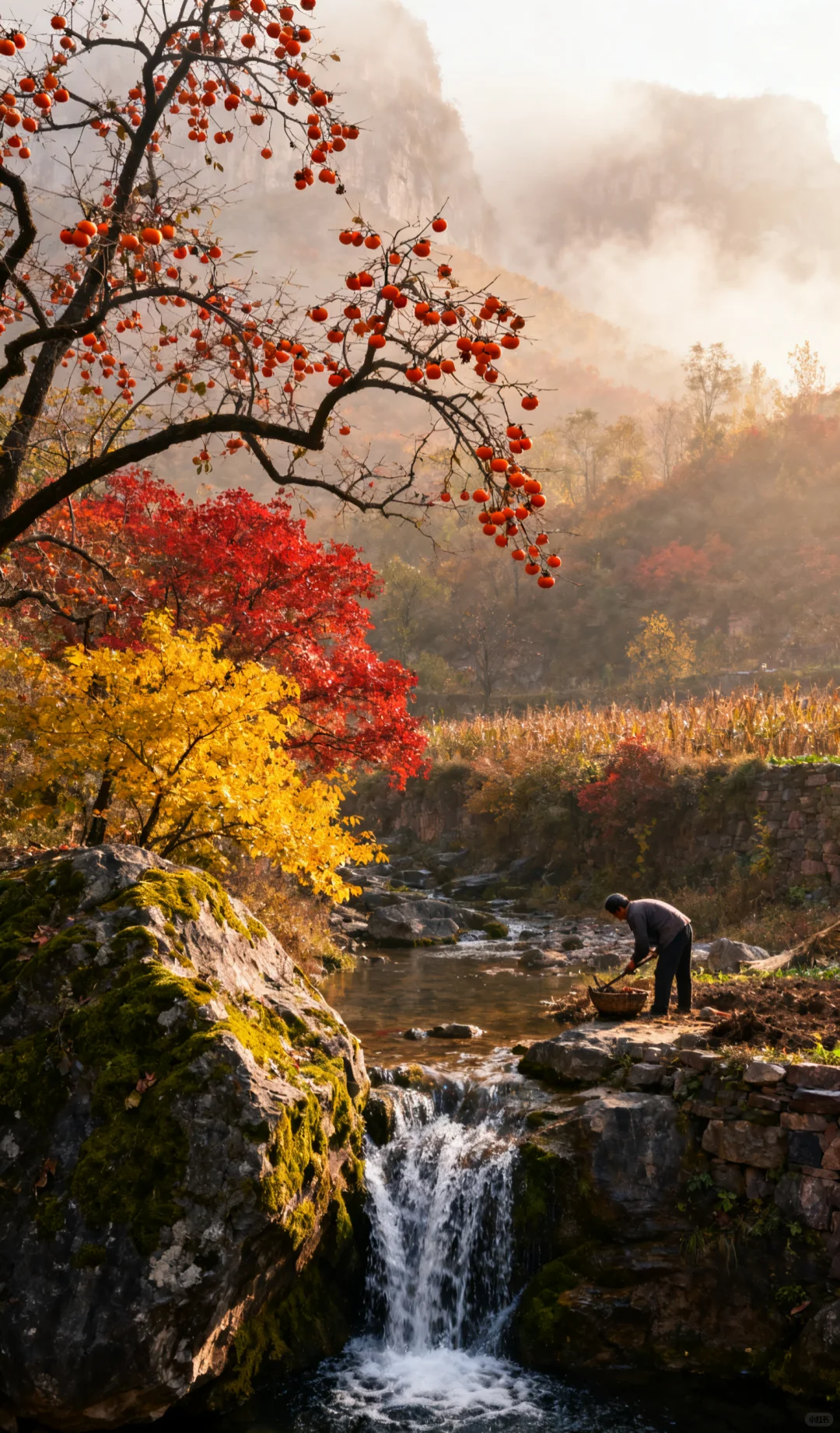 🌟 闯入秋日童话世界！万仙山红岩金叶封神