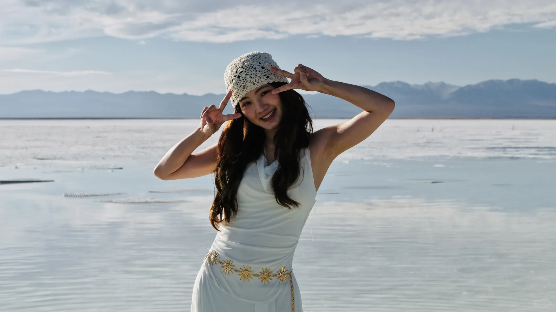 第一日，湖海与天空