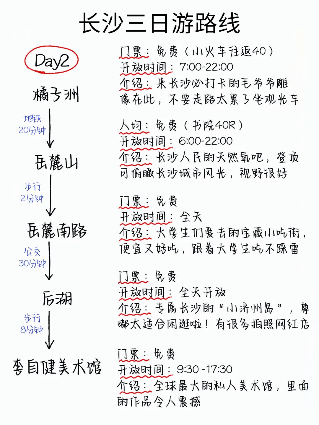 暑假到！长沙三日游 旅游攻略