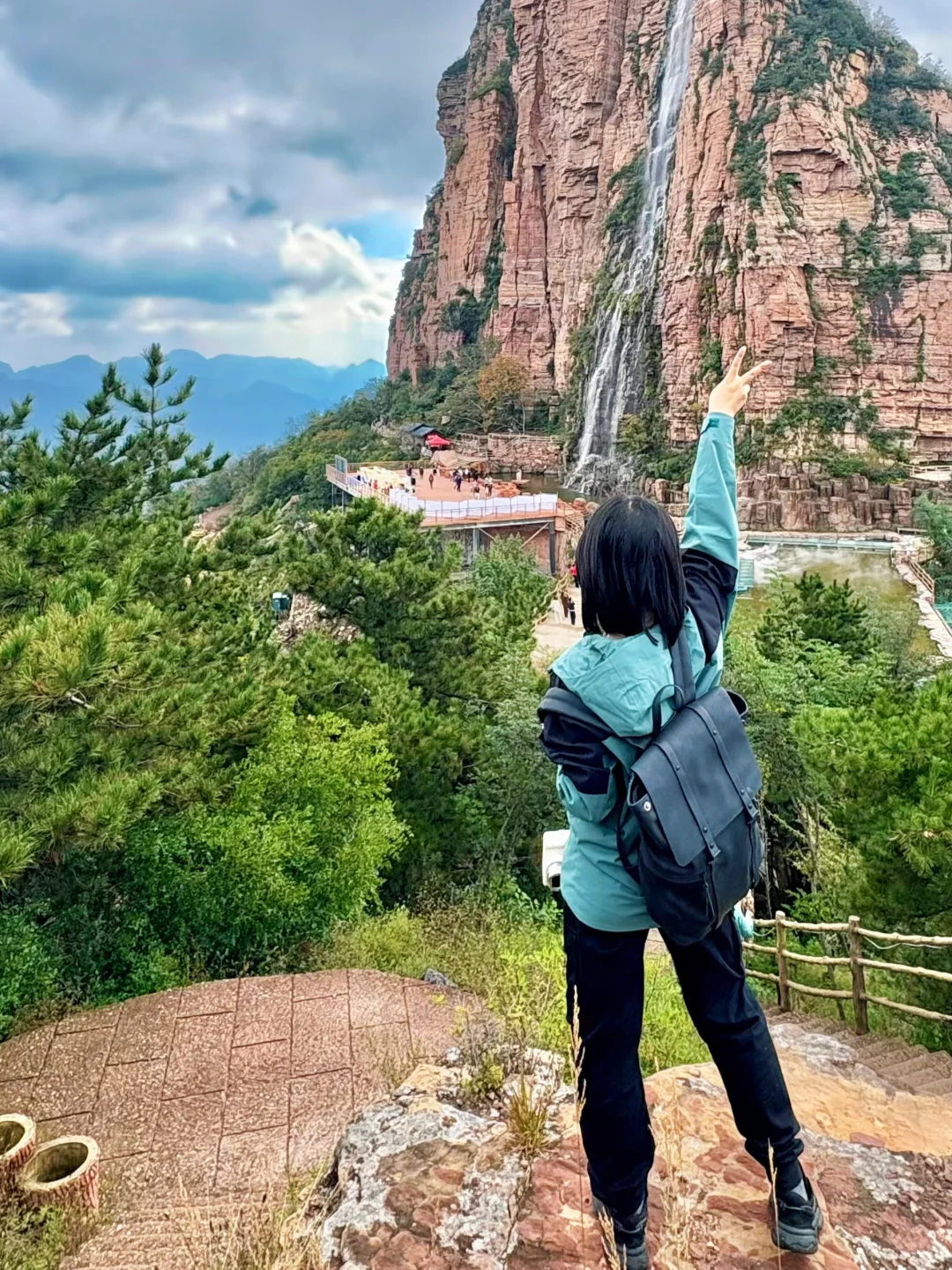 国庆打卡东太行爬山！滑道简直恐高人士福音