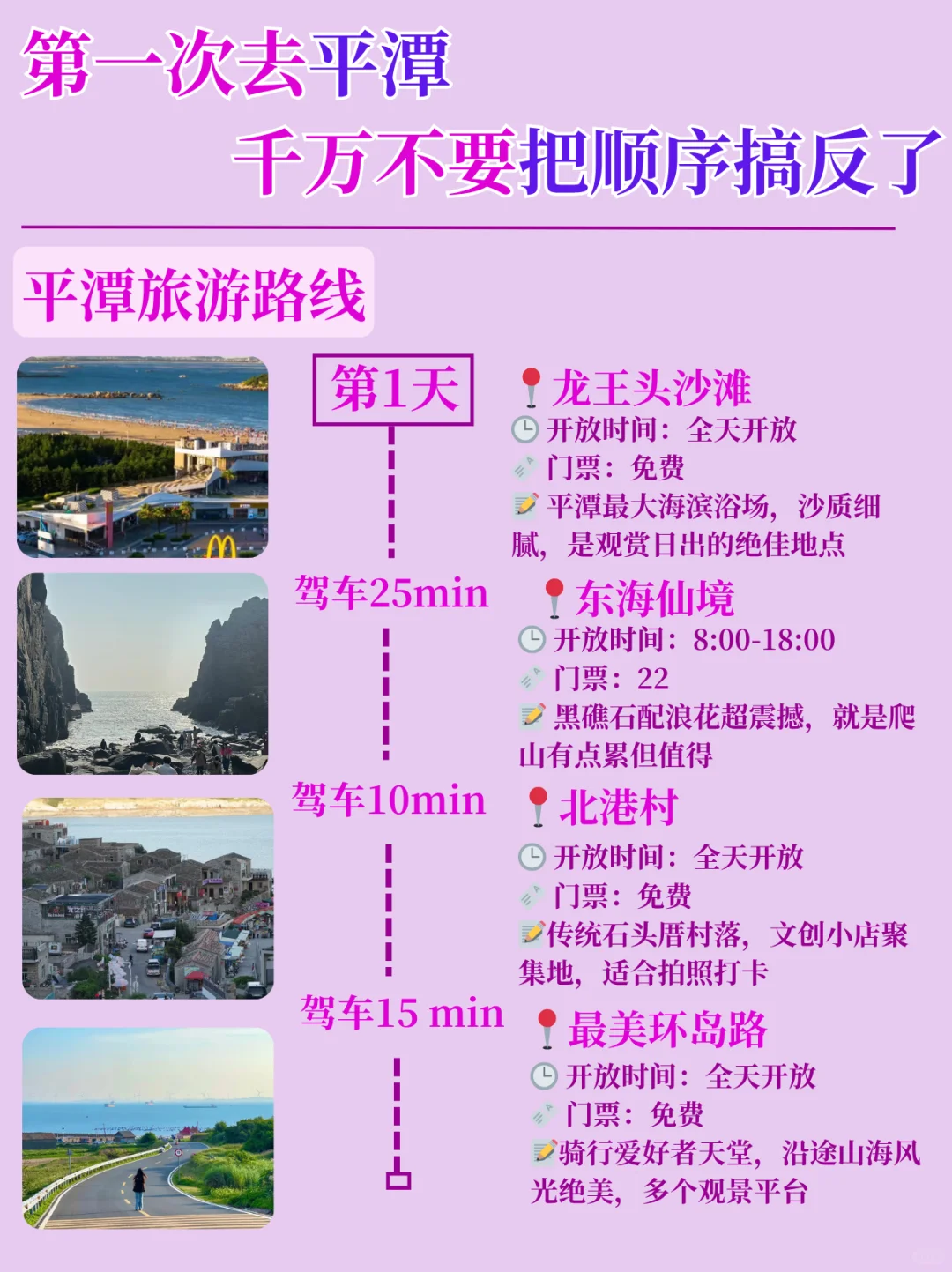 平潭📍三天两晚不废腿版citywalk攻略