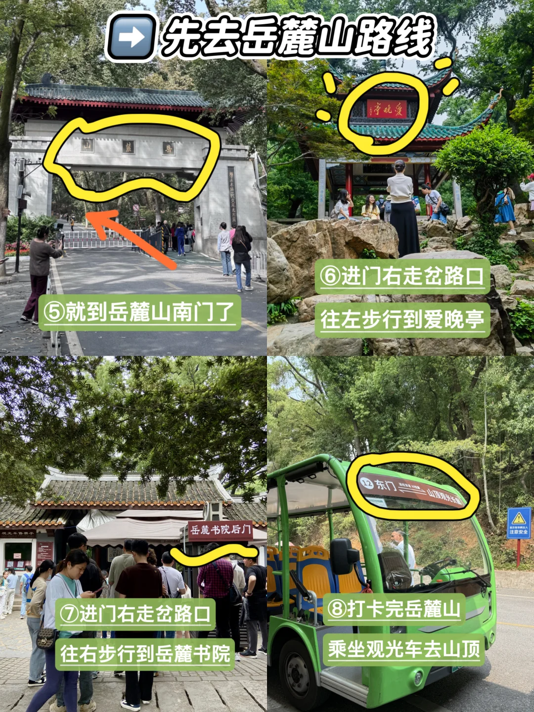 长沙旅游建议‼️一定要先去岳麓山后橘子洲！！