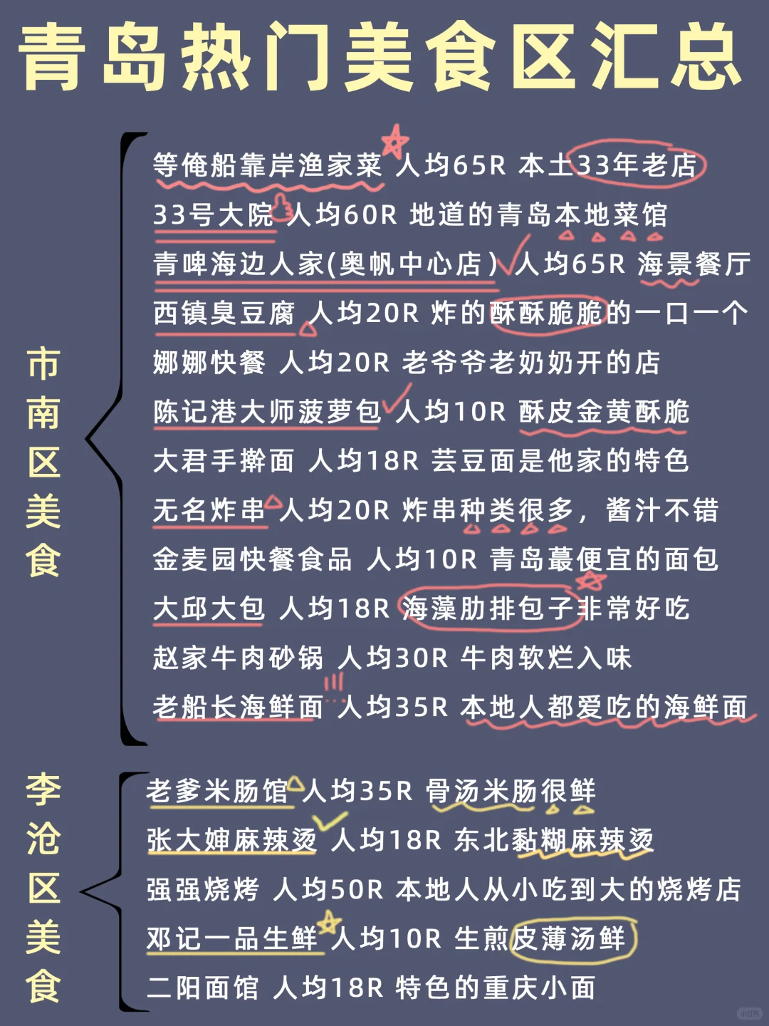 青岛旅游特色美食必吃榜🔥熬夜总结(附攻略)