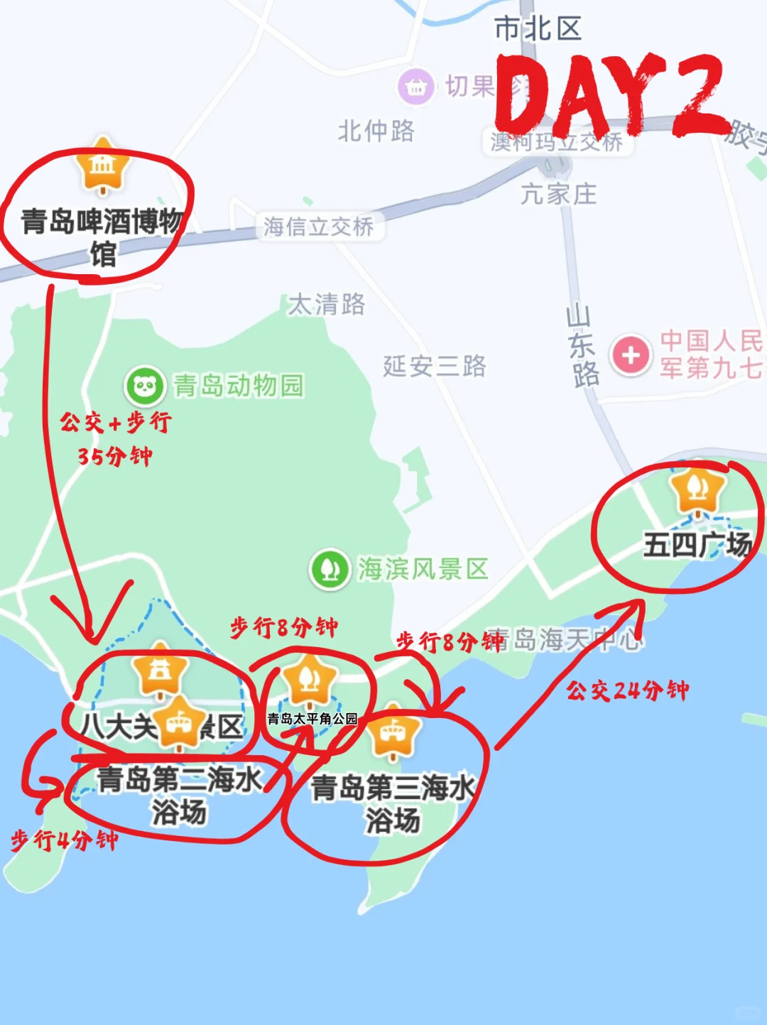 去了青岛4次，我的线路攻略已经nextlevel