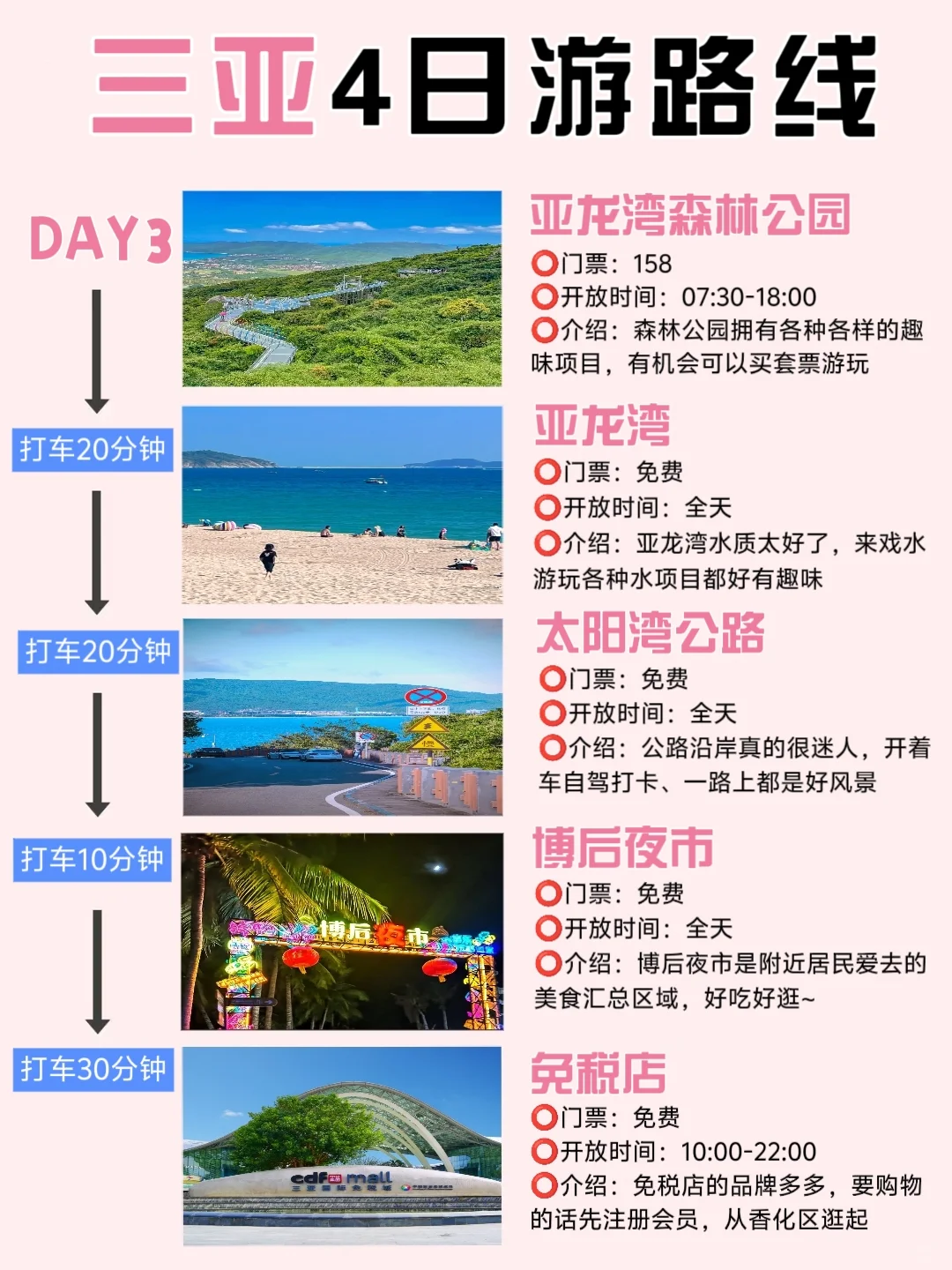 三亚景点排行榜‼️这些景点真的美疯了