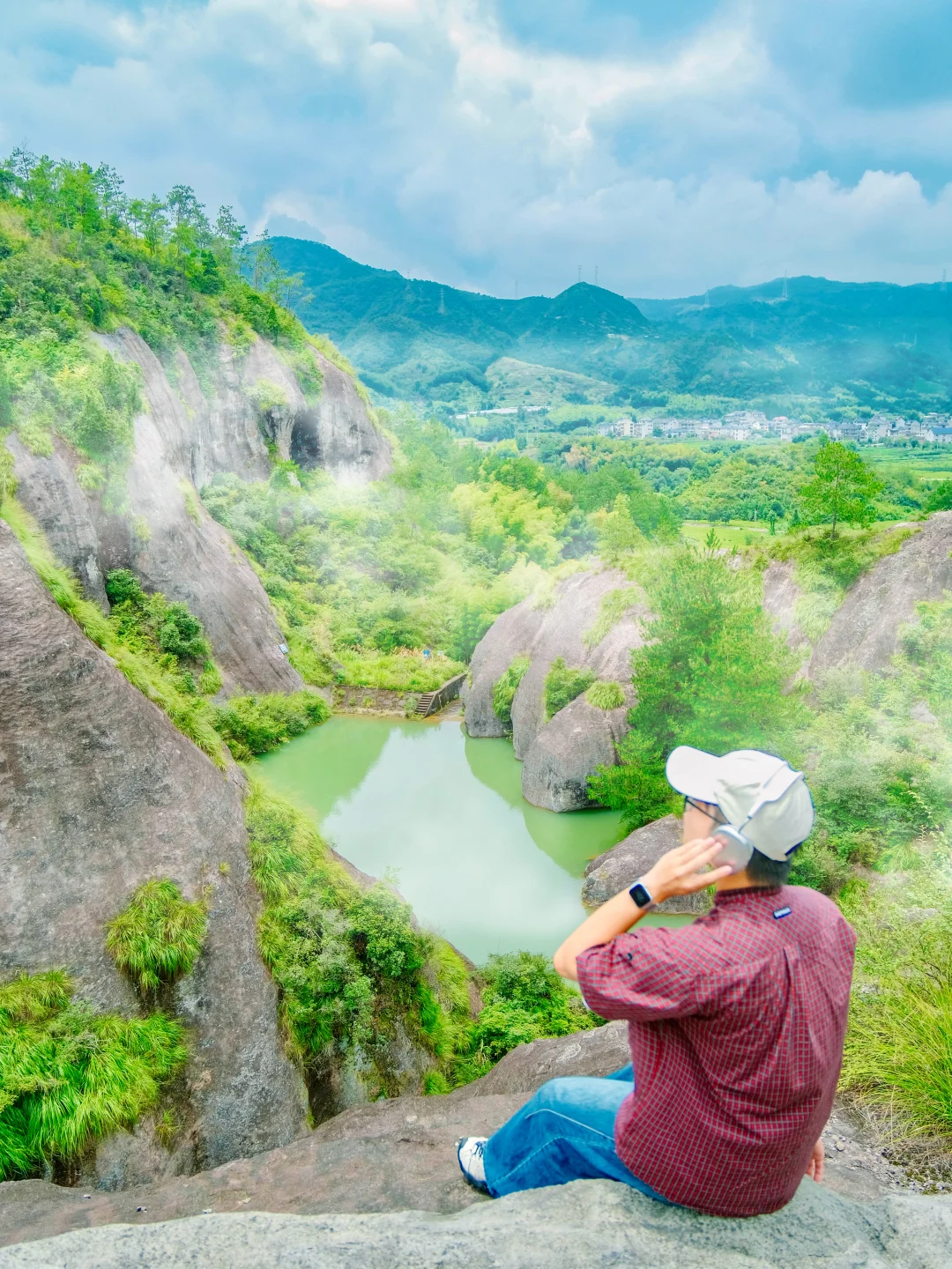 小红书跟风成功的一次‼️浙江冷门仙山好震撼