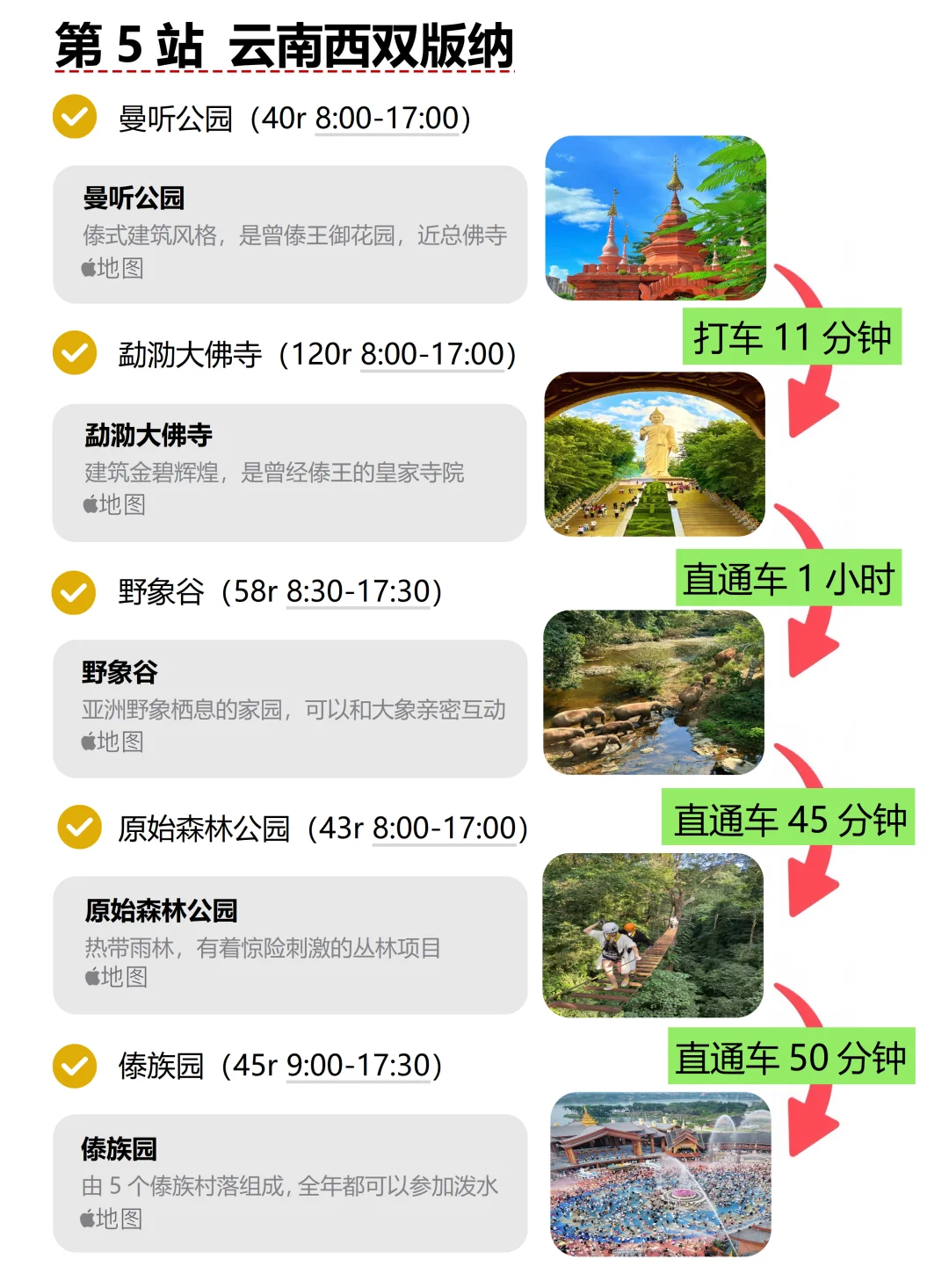 被自己做的云南旅游攻略满意到睡不着。。。