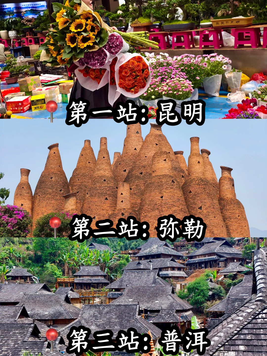 🌏国庆云南反向7日游❗昆明→弥勒→普洱🔥