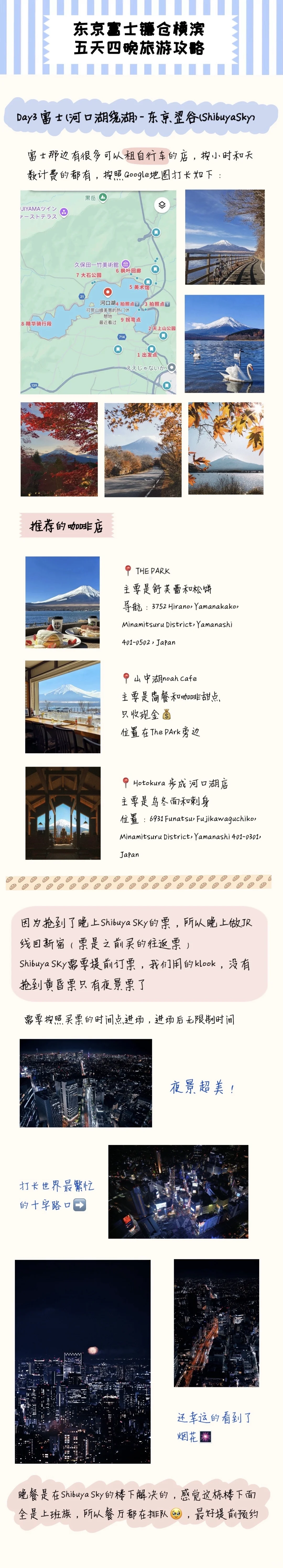 东京富士横滨镰仓五天四晚旅游攻略