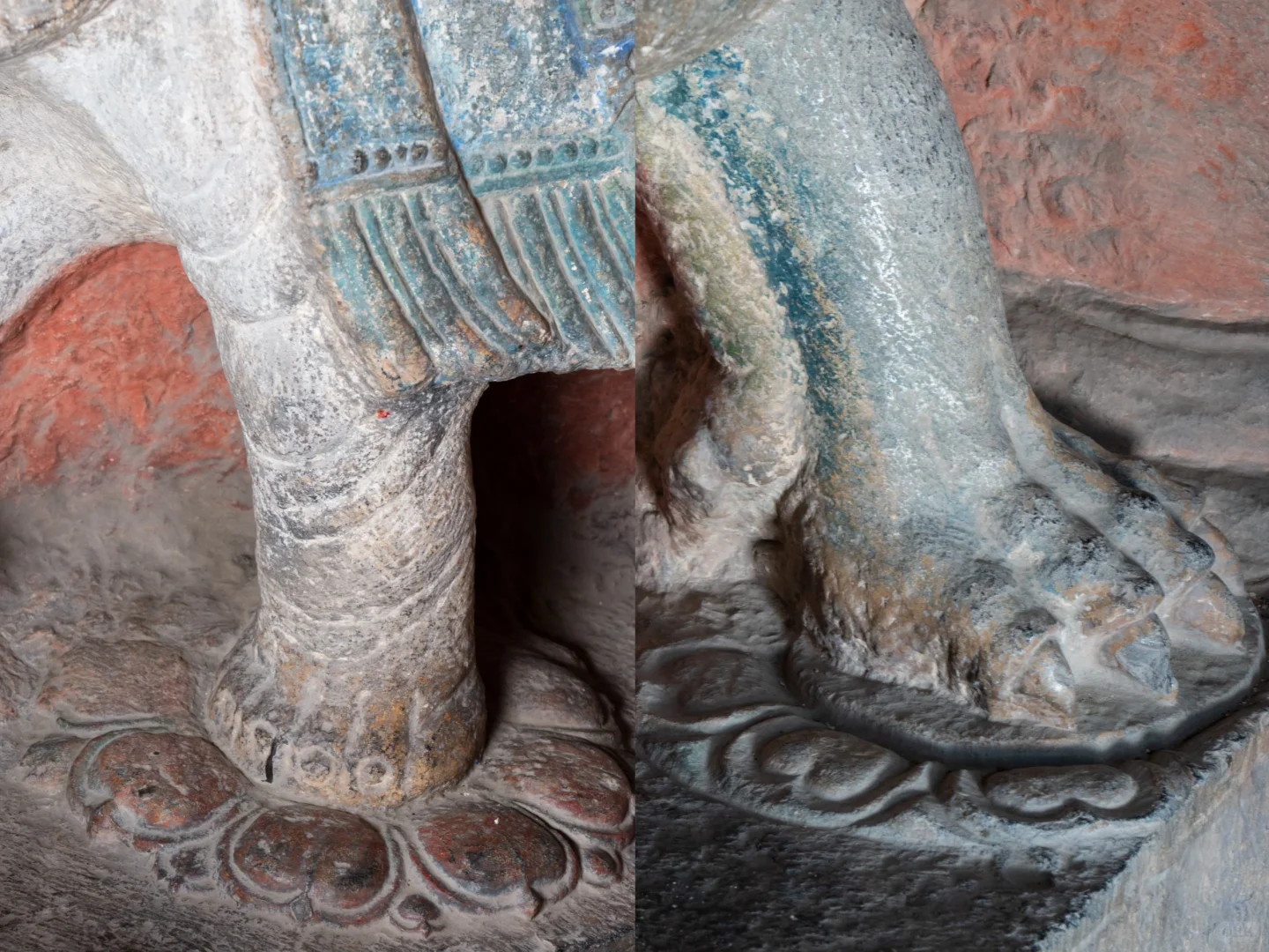 北齐的莲花在响堂山