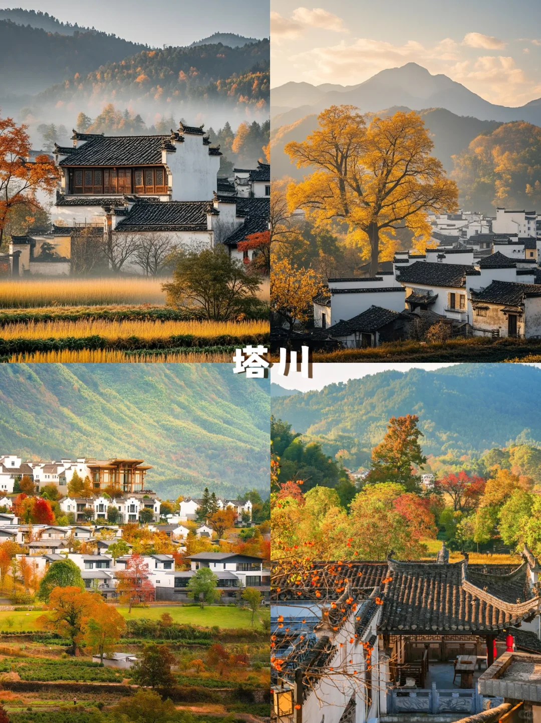 9-11月的皖南，藏着中国最美的秋天🍁