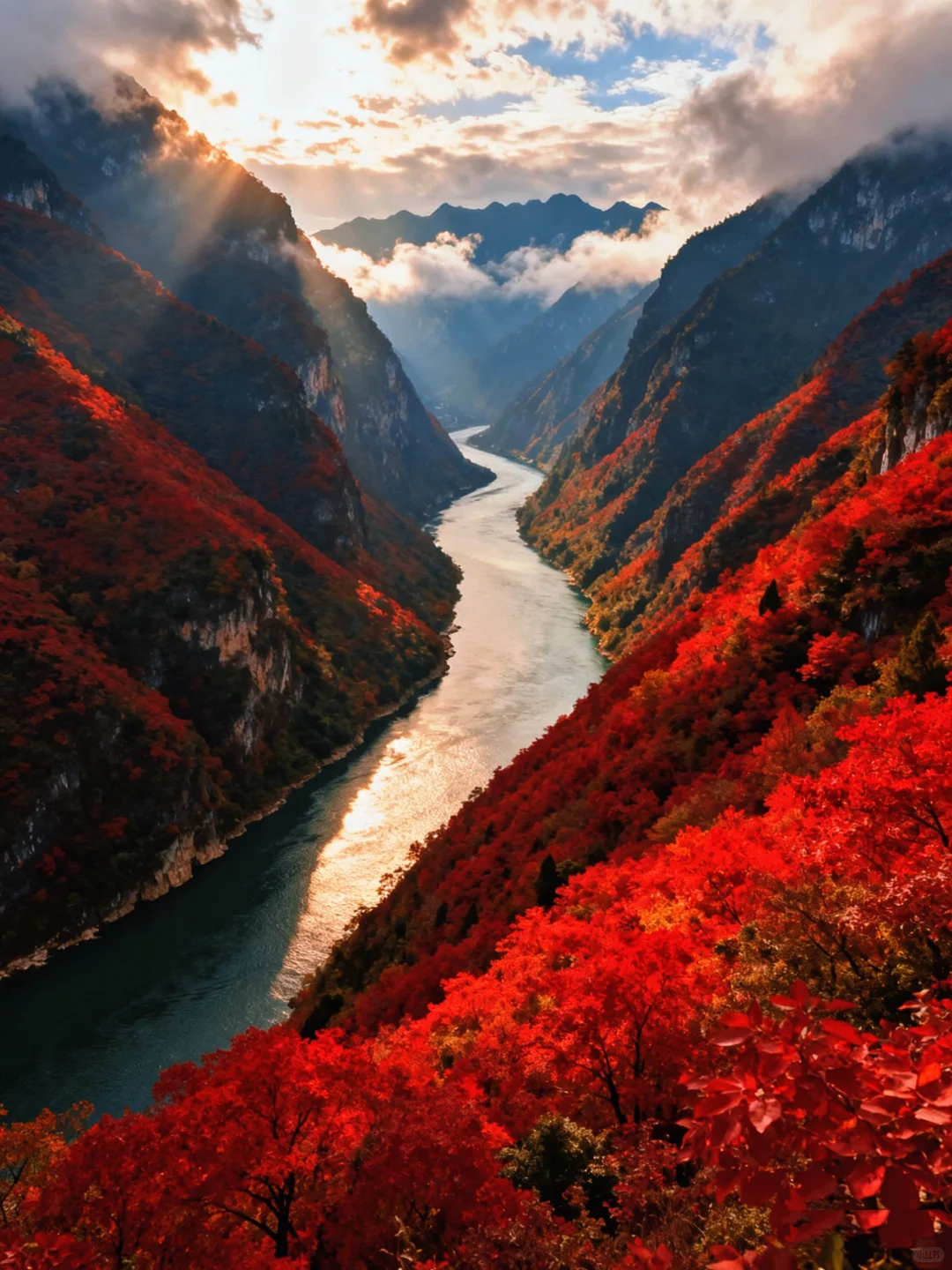 11月一定要坐游轮去三峡追红叶！！！🍁