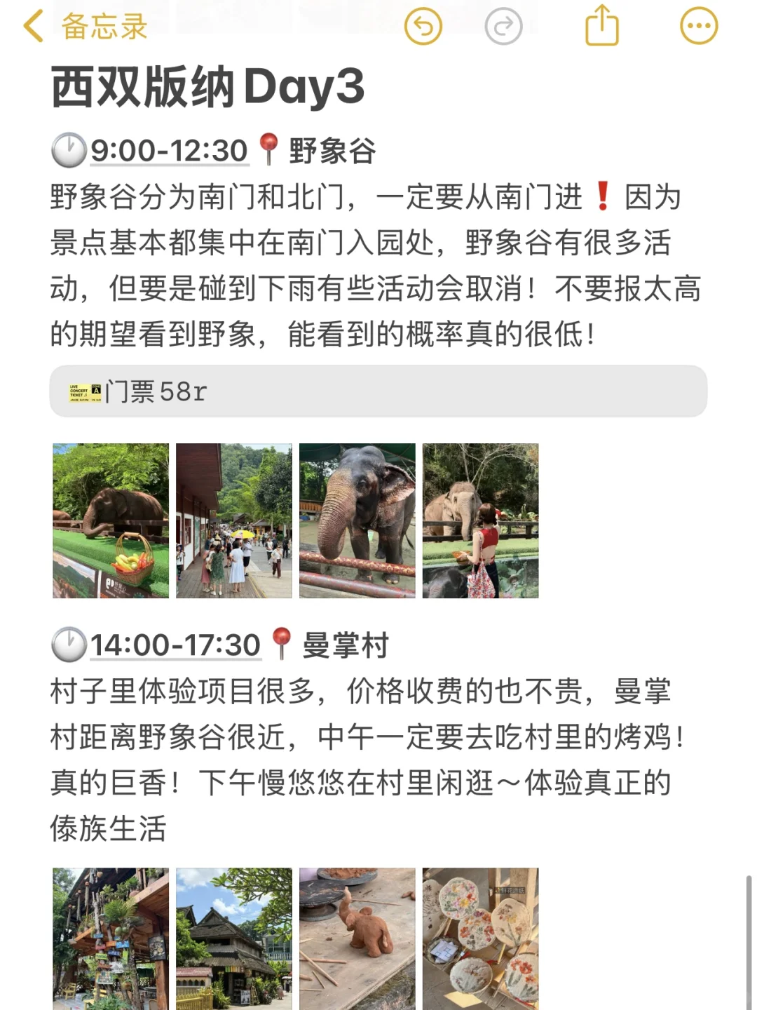 对J人男朋友做的版纳旅游攻略甚是满意。。。