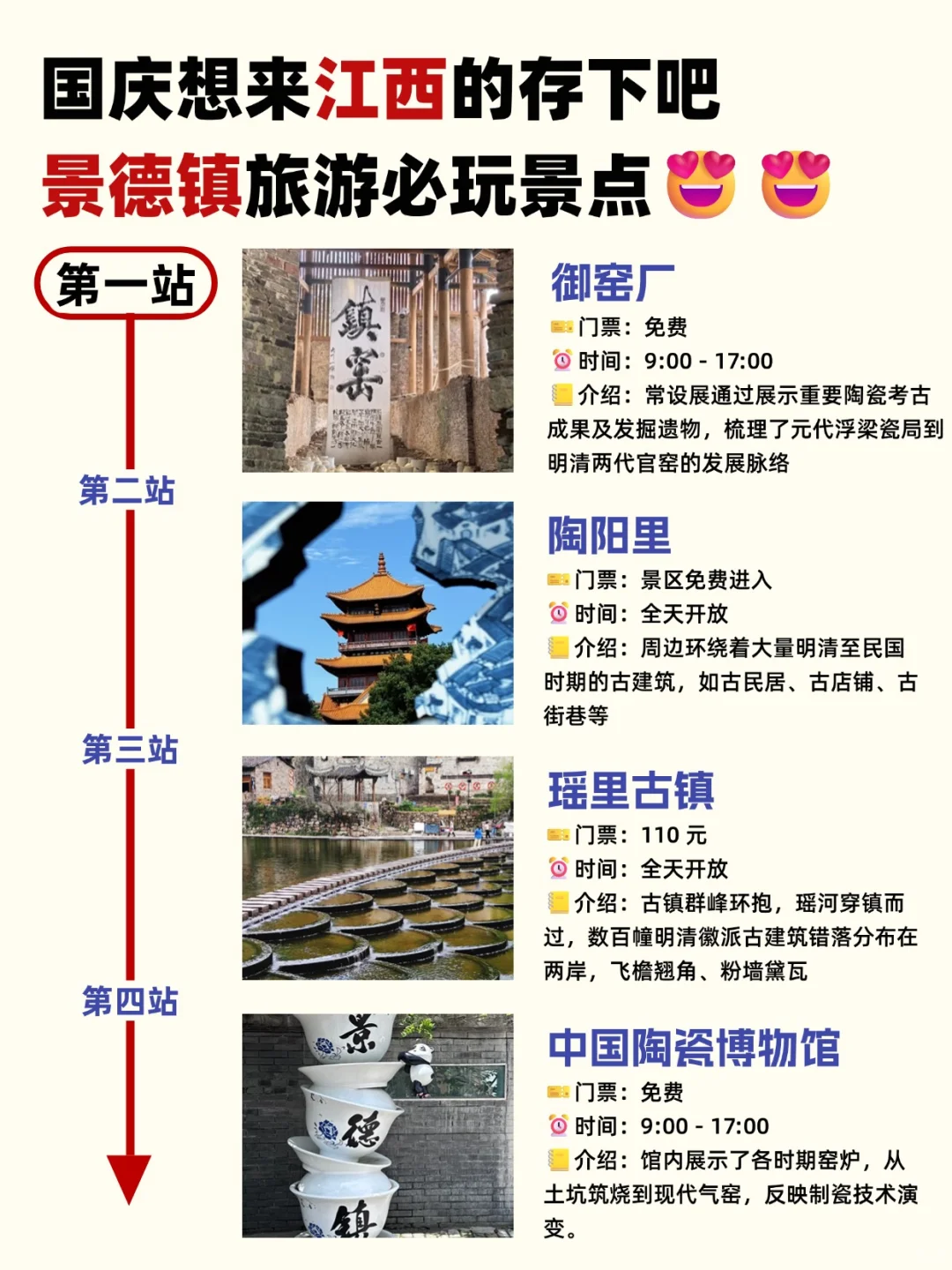 姐妹们🎉江西国庆旅游攻略来啦‼️
