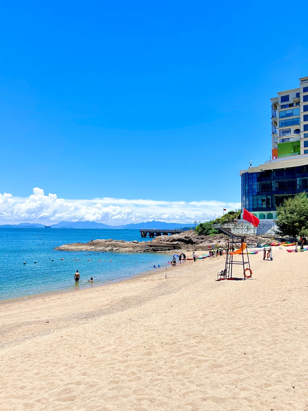 就在深圳‼️不去大梅沙，这片玻璃海美炸了🏖️