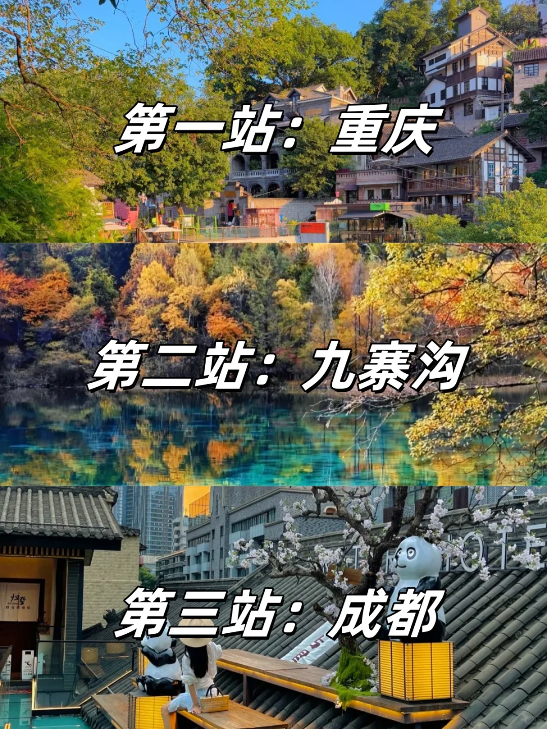 重庆成都九寨沟超轻松Family trip!🔥