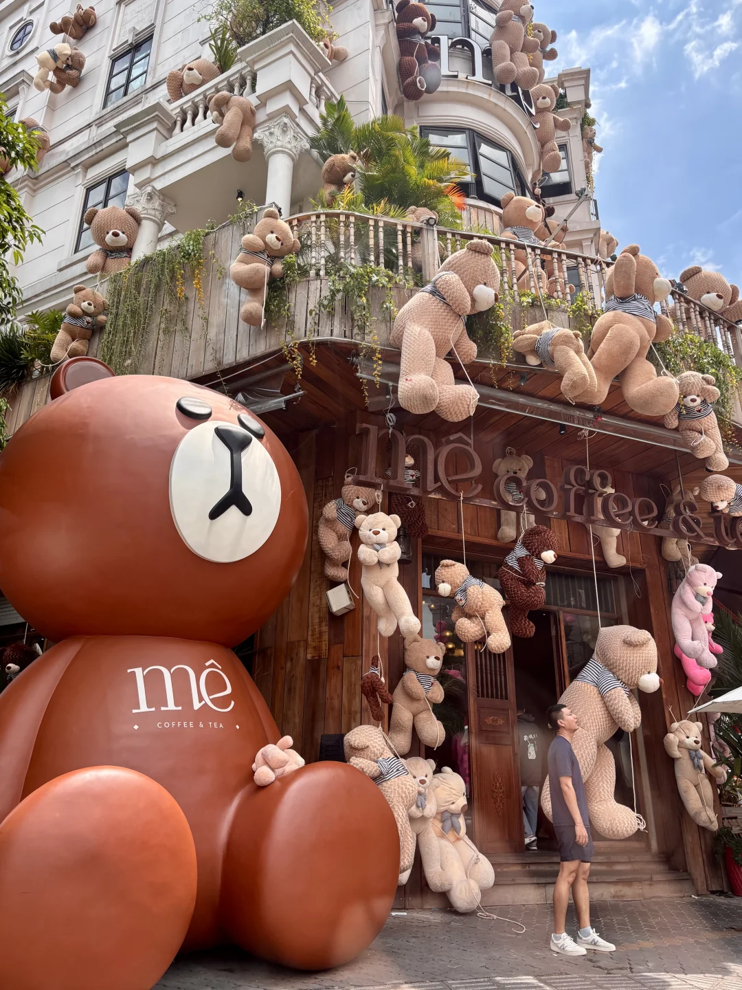 少女心爆棚！胡志明挂满🐻的咖啡厅
