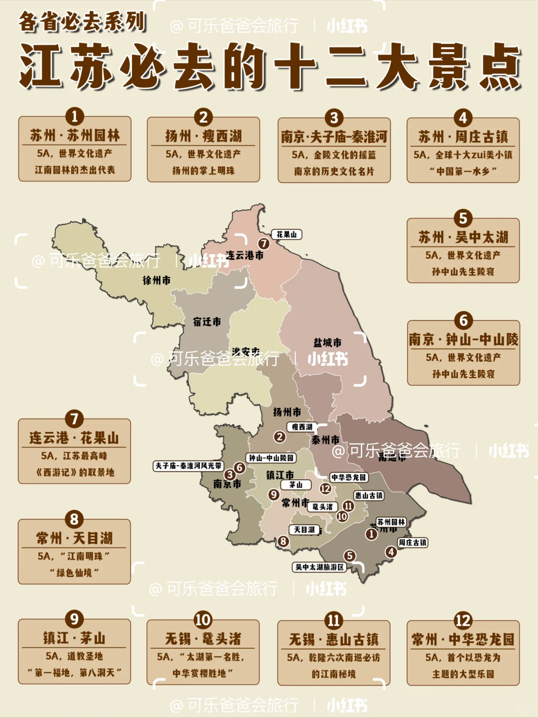江苏必去12大景点，错过一个算我输❗