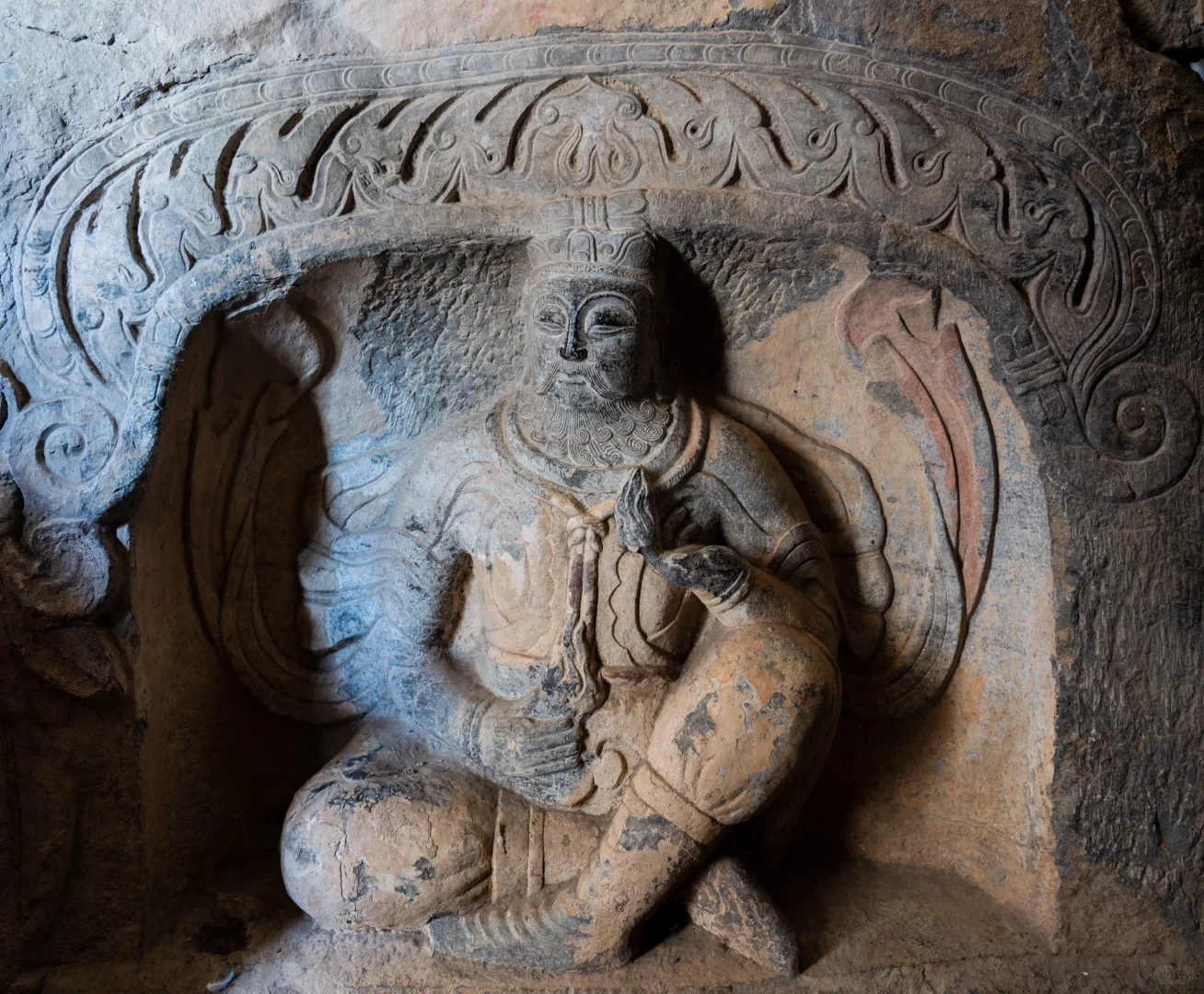 北齐的莲花在响堂山