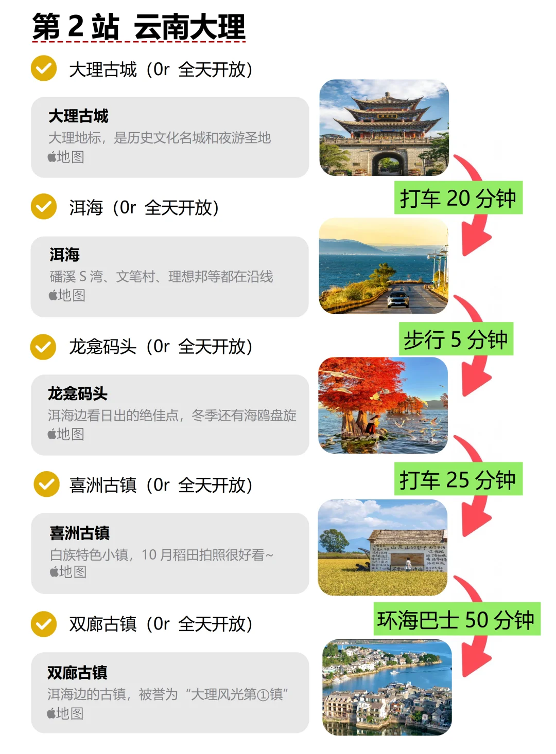 被自己做的云南旅游攻略满意到睡不着。。。
