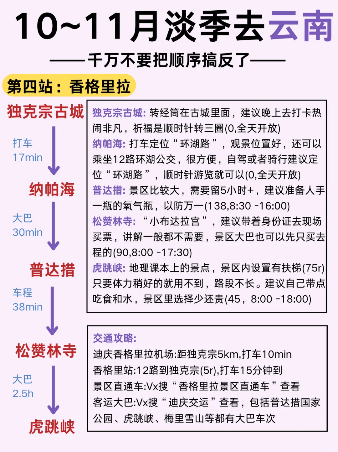 10-11月淡季去云南旅游，千万别把顺序搞反