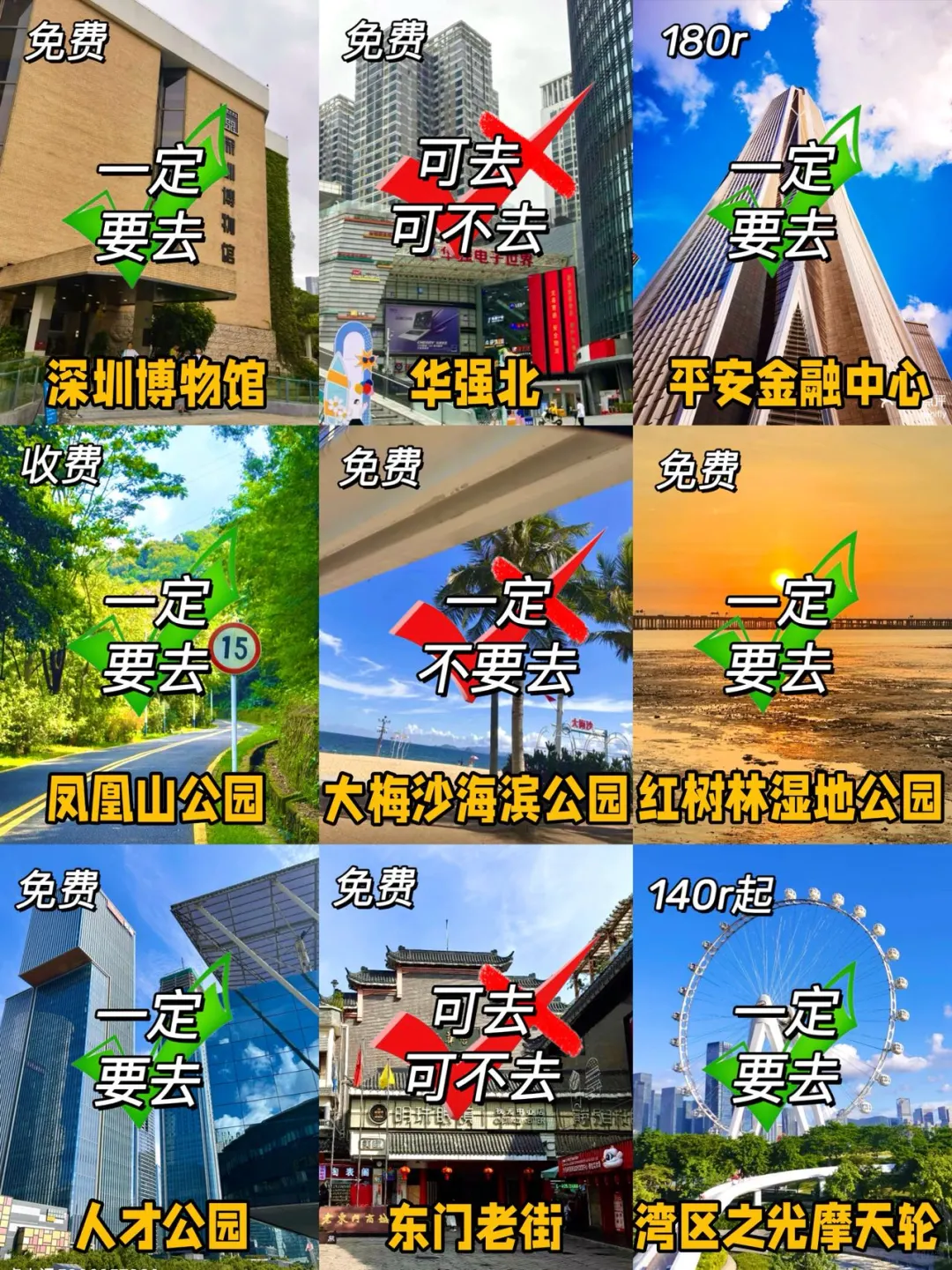 📍在深圳｜宝安福田必去景点+必吃美食