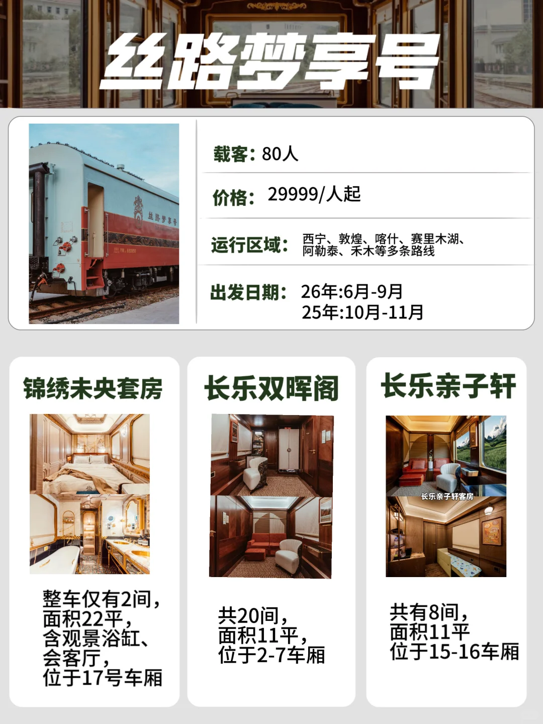 国内这7趟最豪华的旅游列车，有你喜欢的吗？