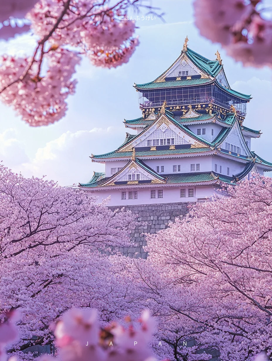 🎀青春必打卡！大阪城公园的樱花盛宴来袭