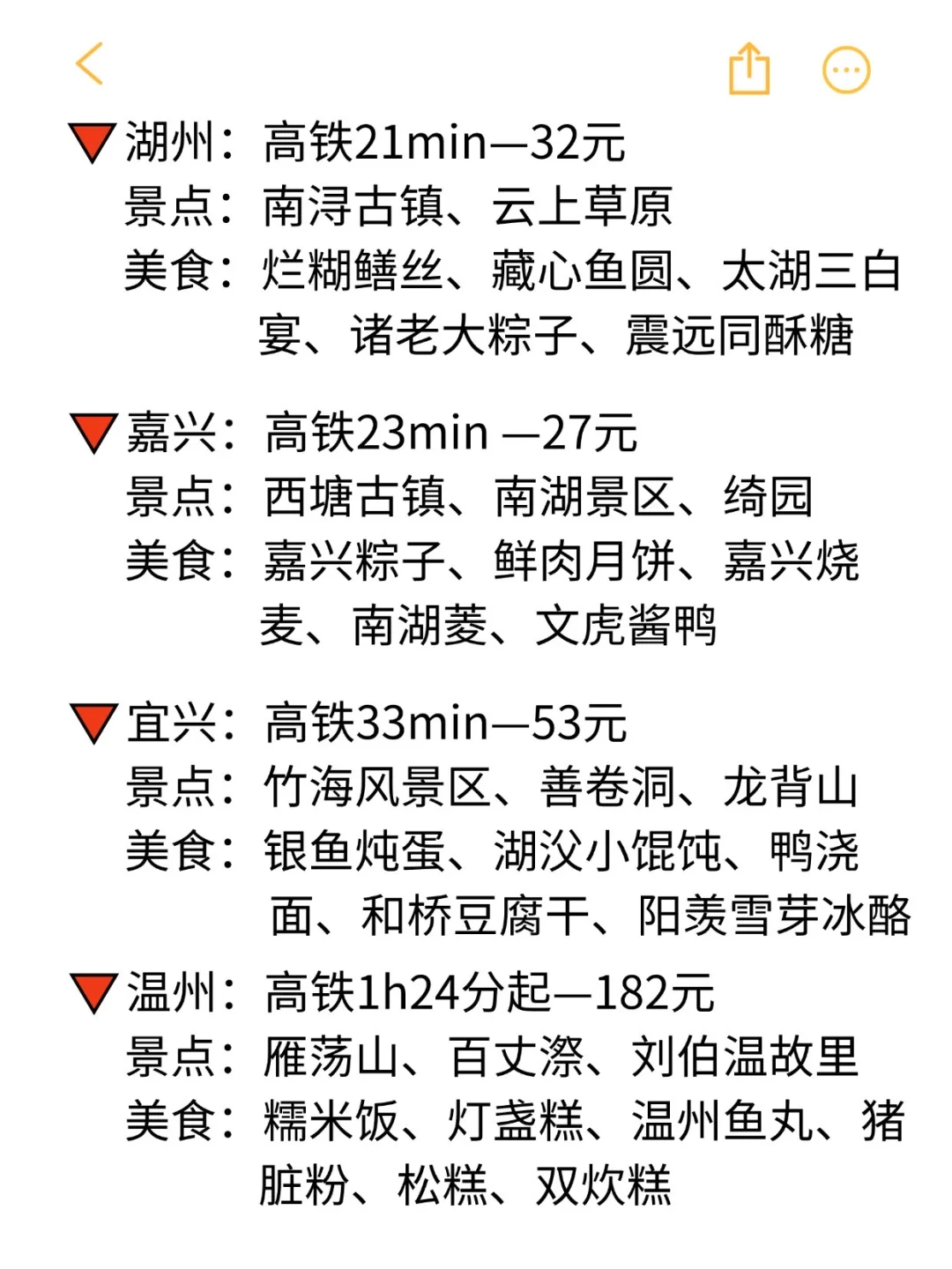 杭州出发2h可到达的35个旅游城市❗️❗️❗️