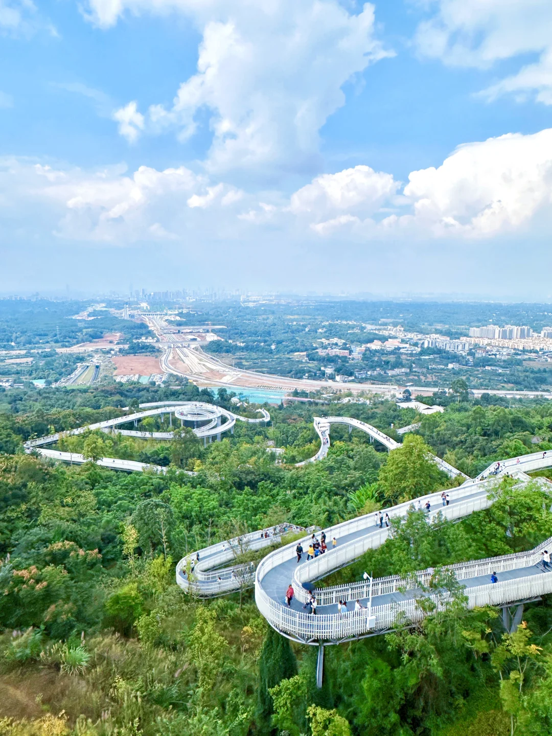 公交直达！成都惟一！免费绝美的空中徒步路线