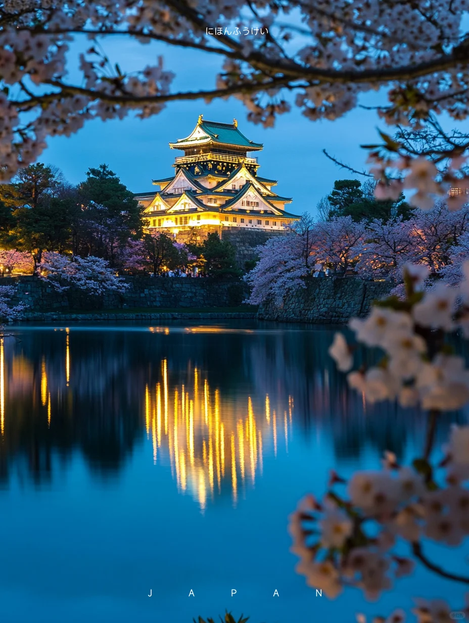 🎀青春必打卡！大阪城公园的樱花盛宴来袭