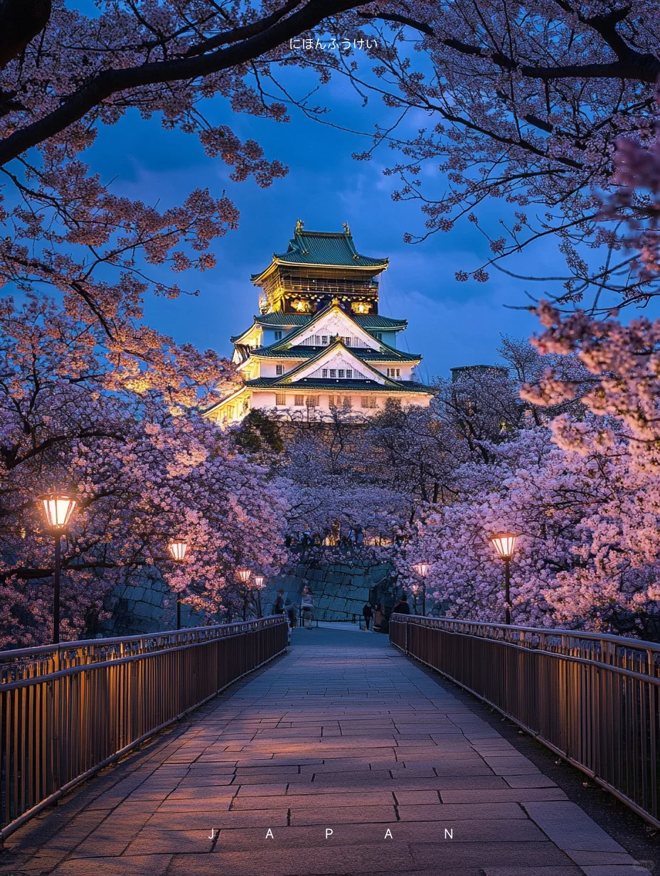 🎀青春必打卡！大阪城公园的樱花盛宴来袭