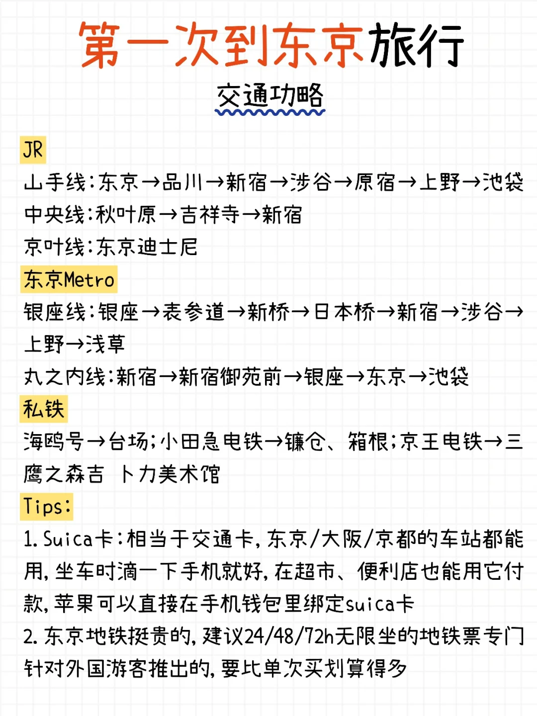 东京🗼避雷避坑‼️3天2晚旅游攻略（含住