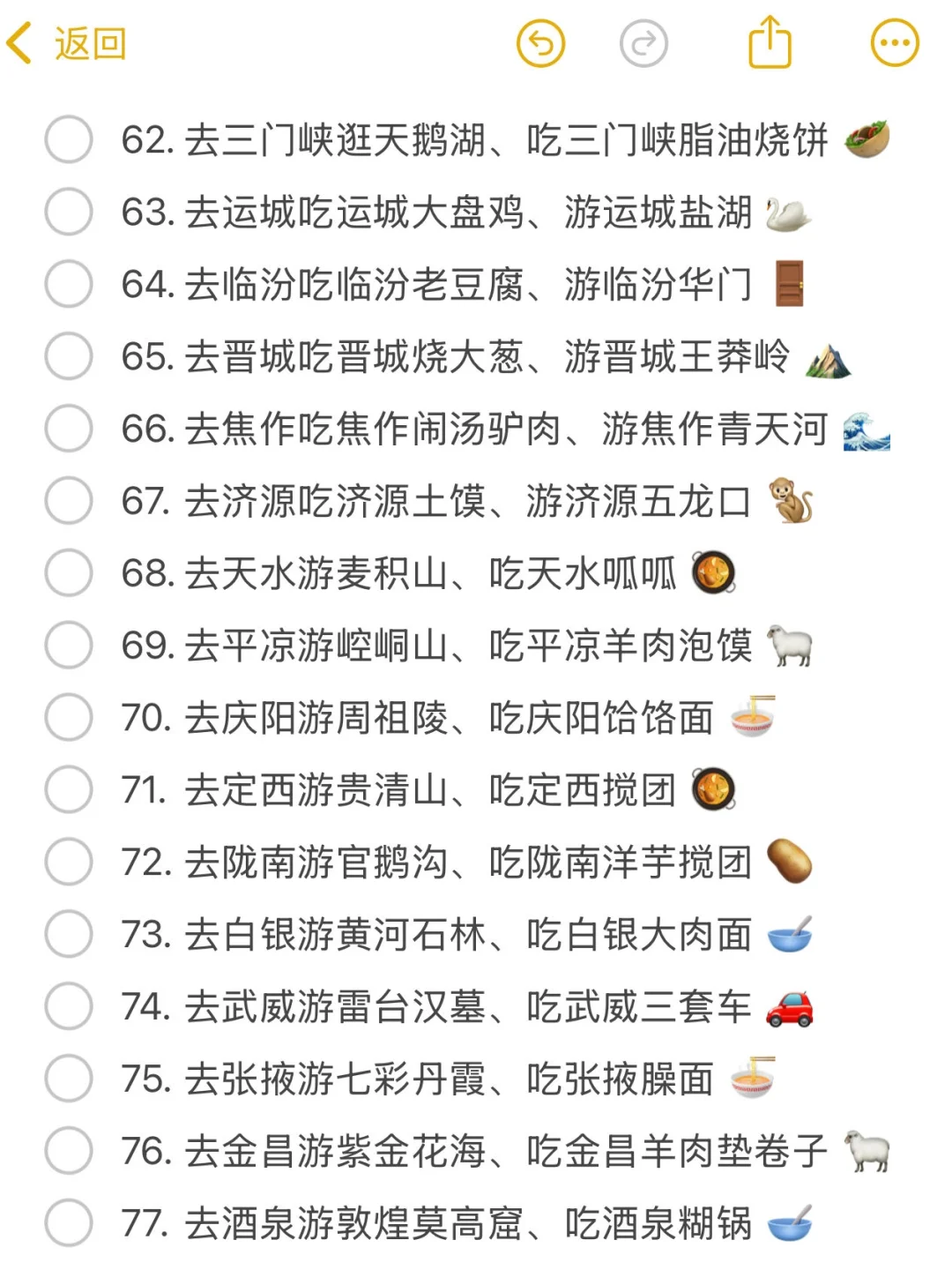 西安周末出逃可去的100个城市✈️