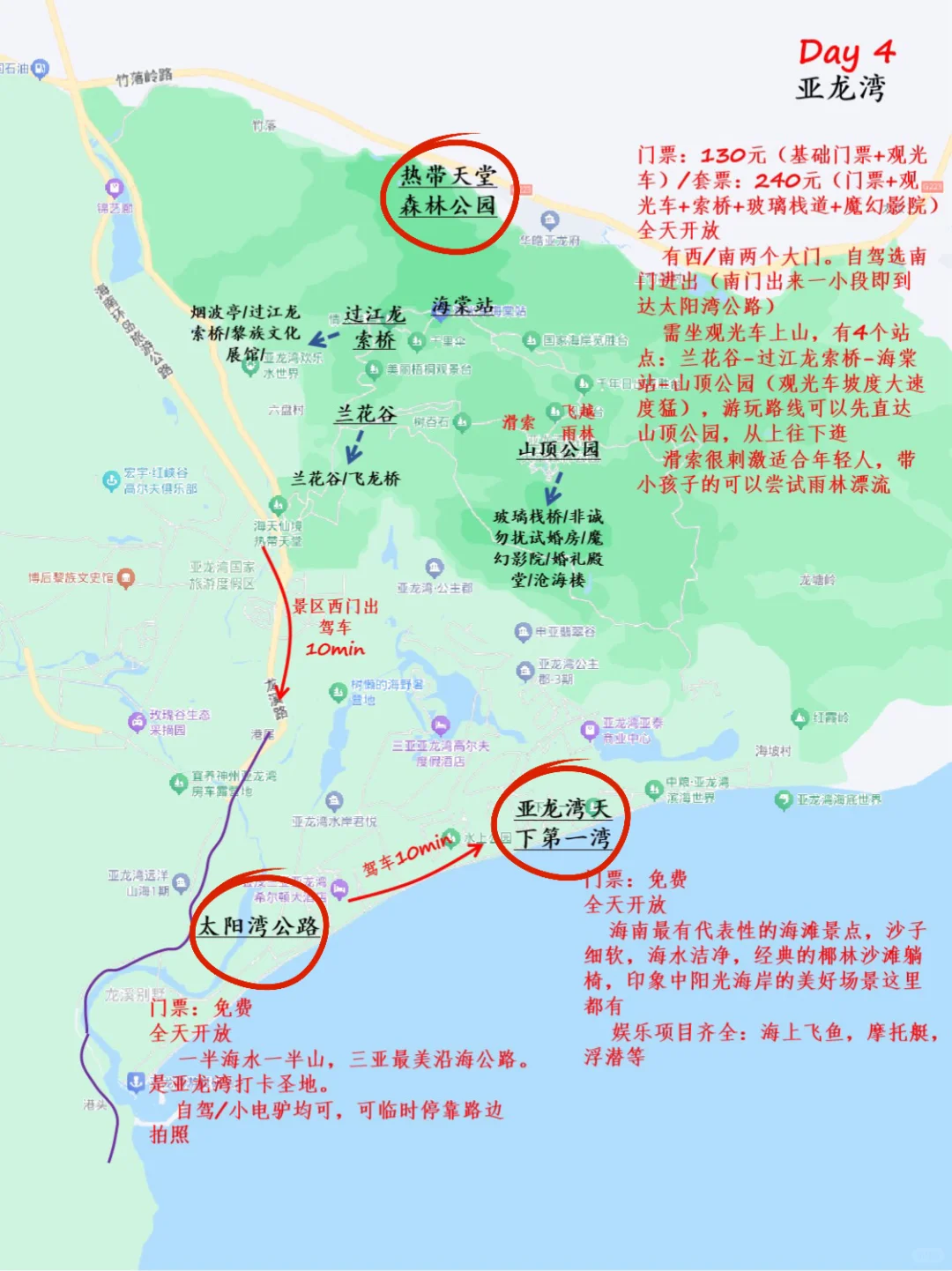 行程规划-景点分析）三亚懒人攻略一步到位