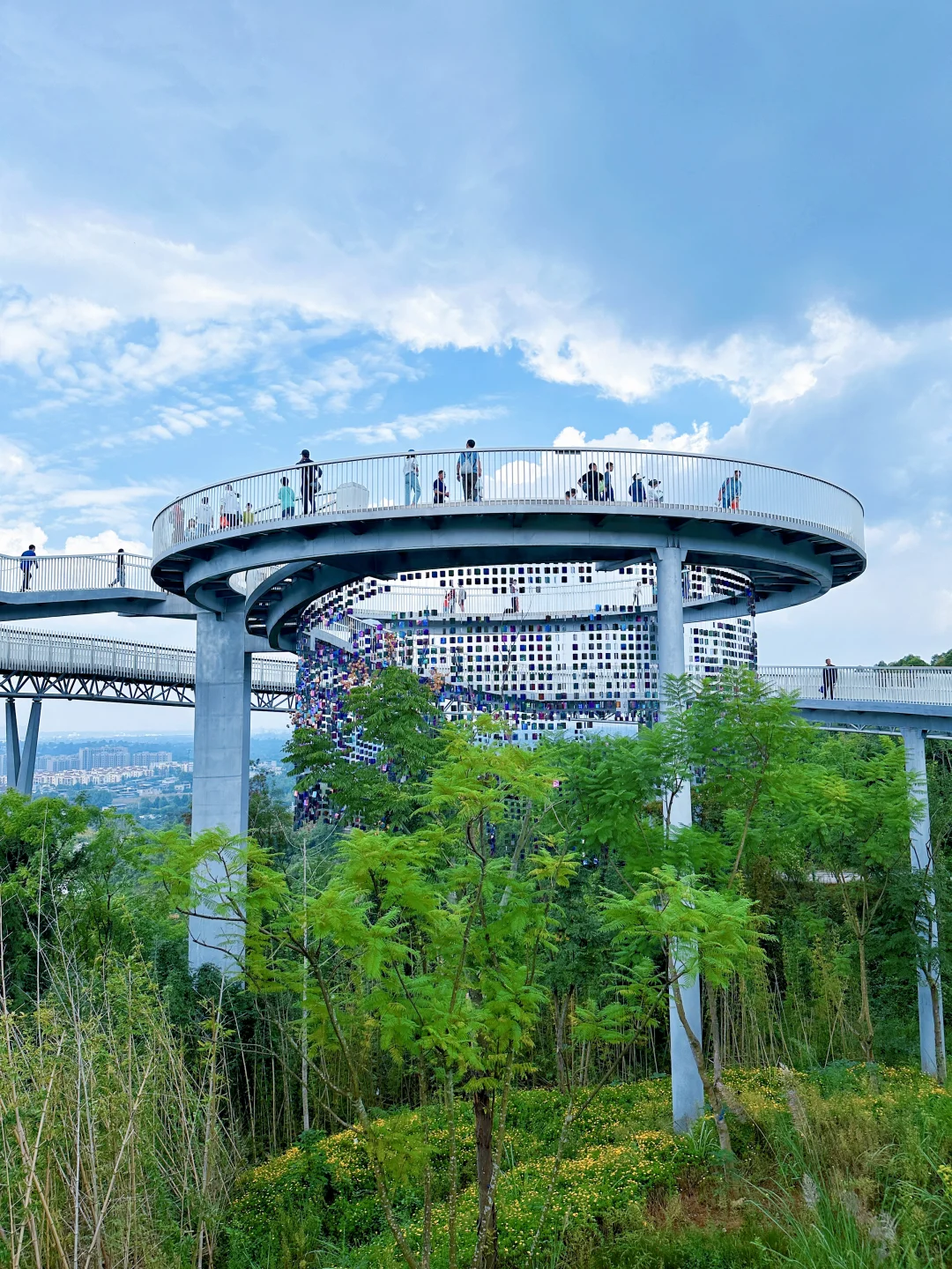 公交直达！成都惟一！免费绝美的空中徒步路线