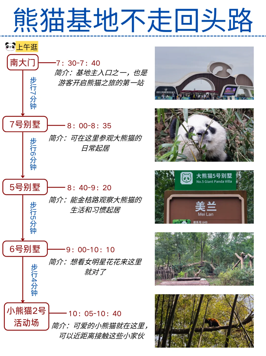 熊猫基地一日游本地土著带路不走回头路！！