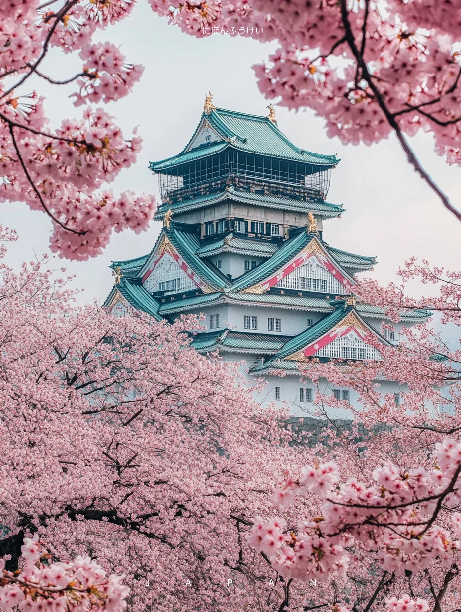 🎀青春必打卡！大阪城公园的樱花盛宴来袭