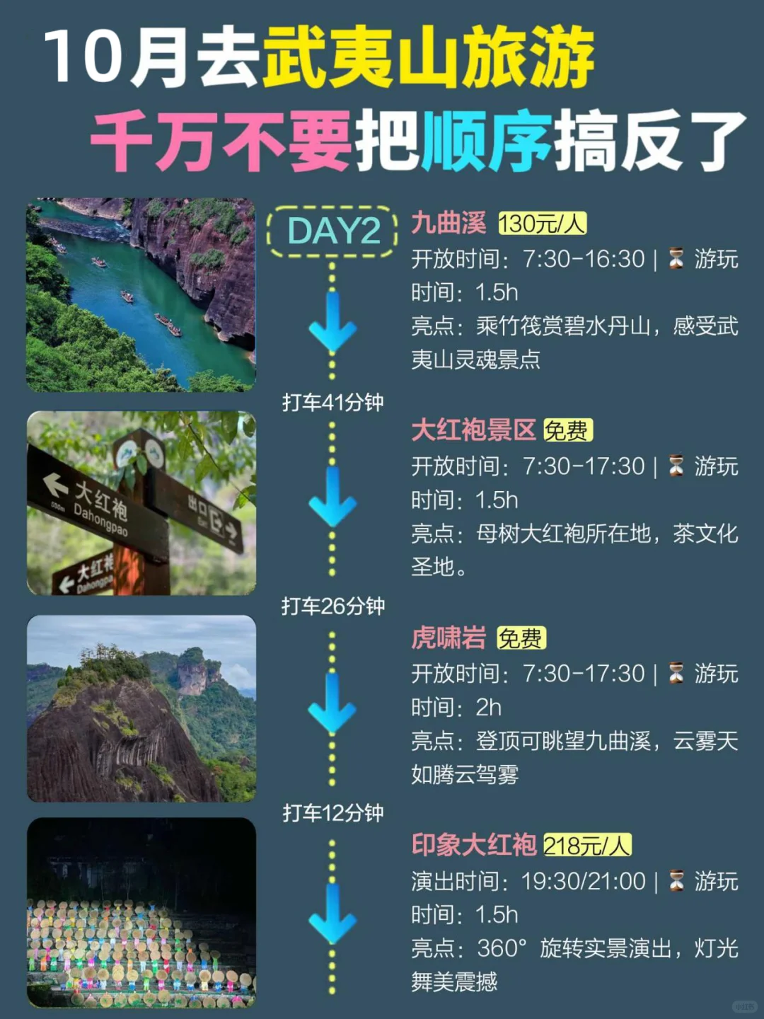 武夷山旅游攻略附三天两晚不走回头路线