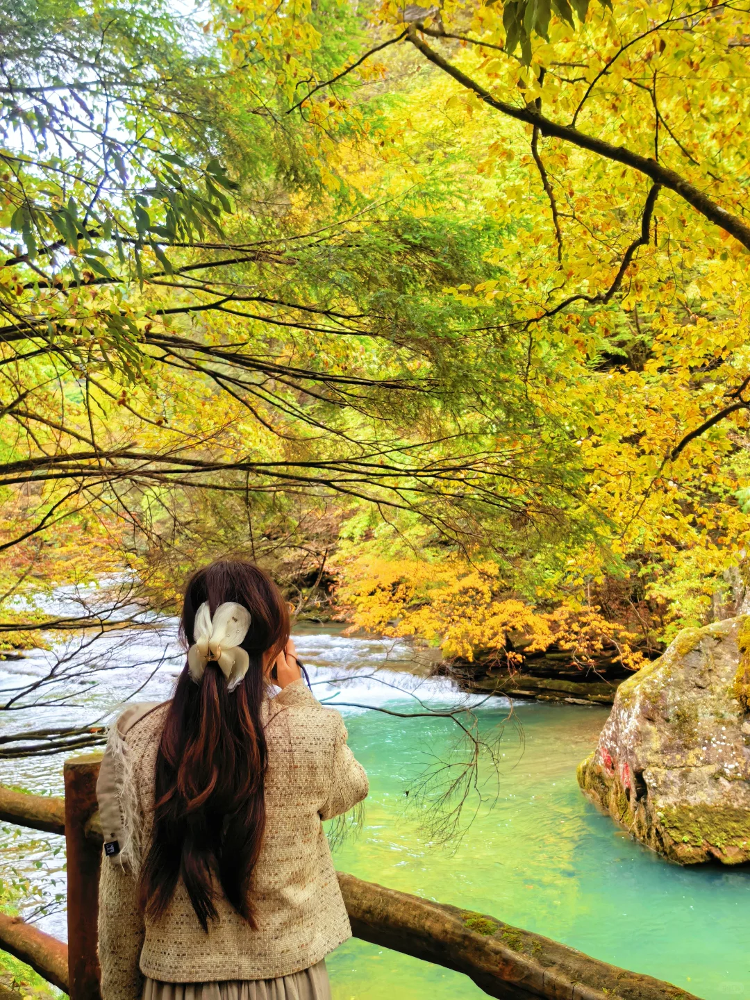 西安周边|不愧陕南小九寨❗低估赏秋天花板