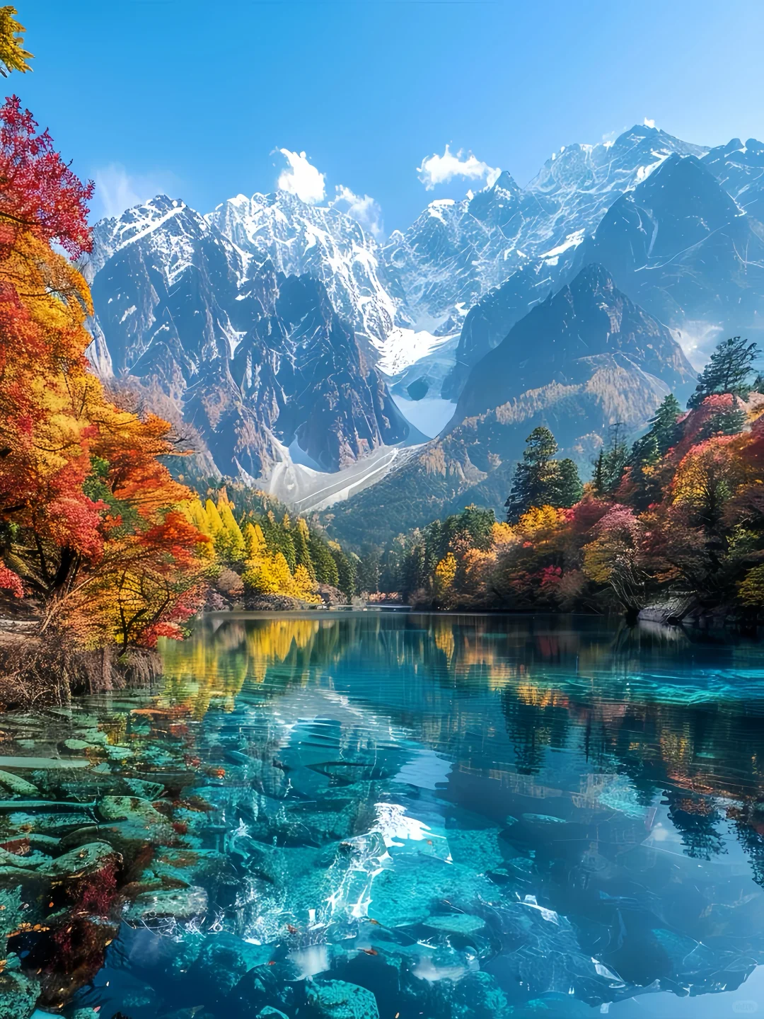 九寨沟即将迎来彩林季🍁真比日本震撼万倍！