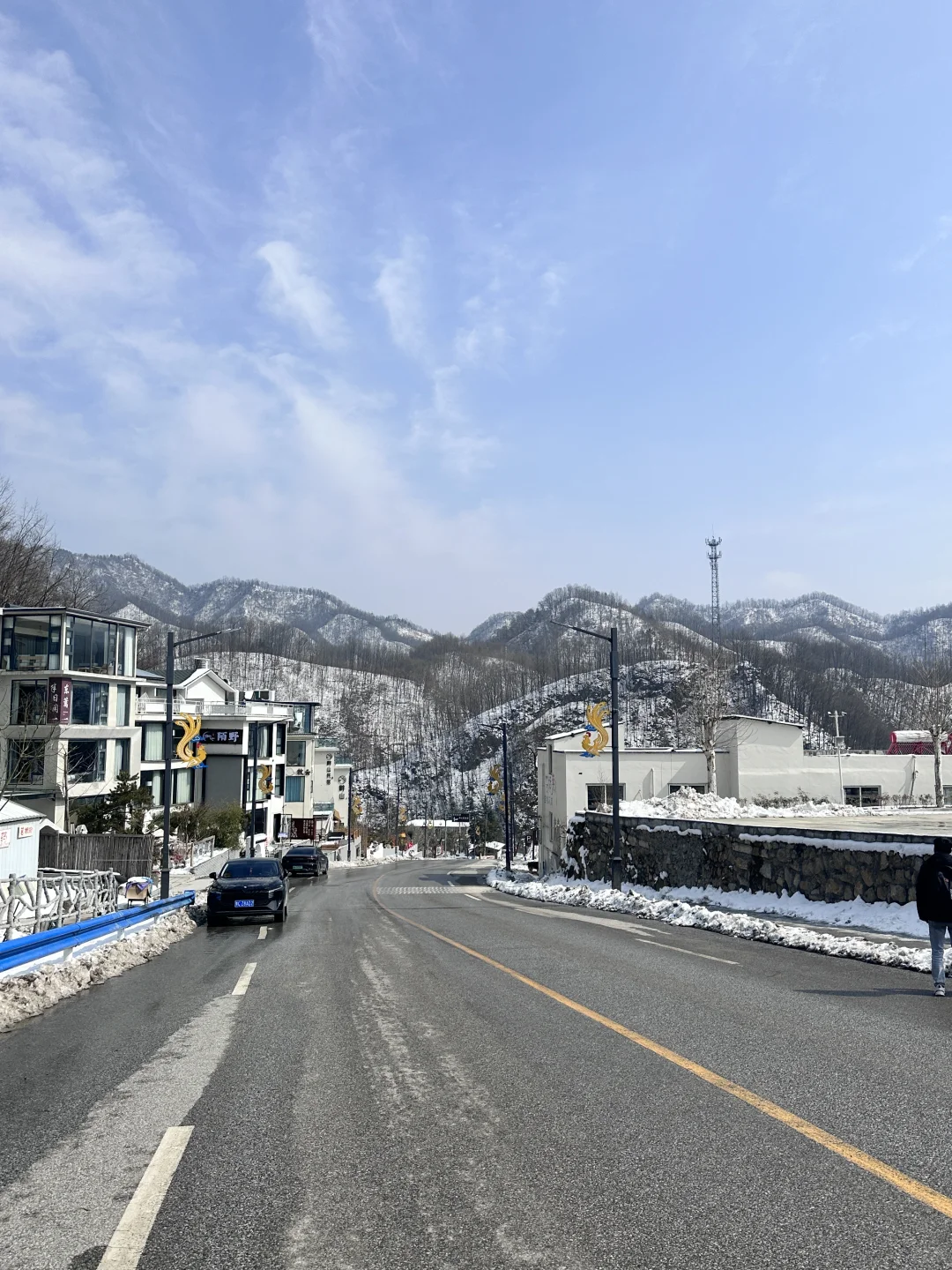 河南老君山！下雪啦！