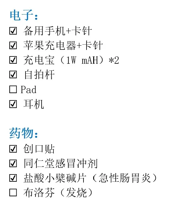 日本旅行_忘带会抓狂！必带清单&必备信息