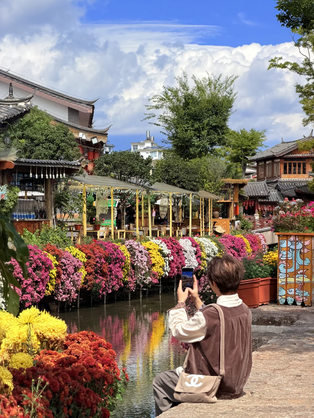 丽江10.17live实拍！！鲜花古城美疯！！！