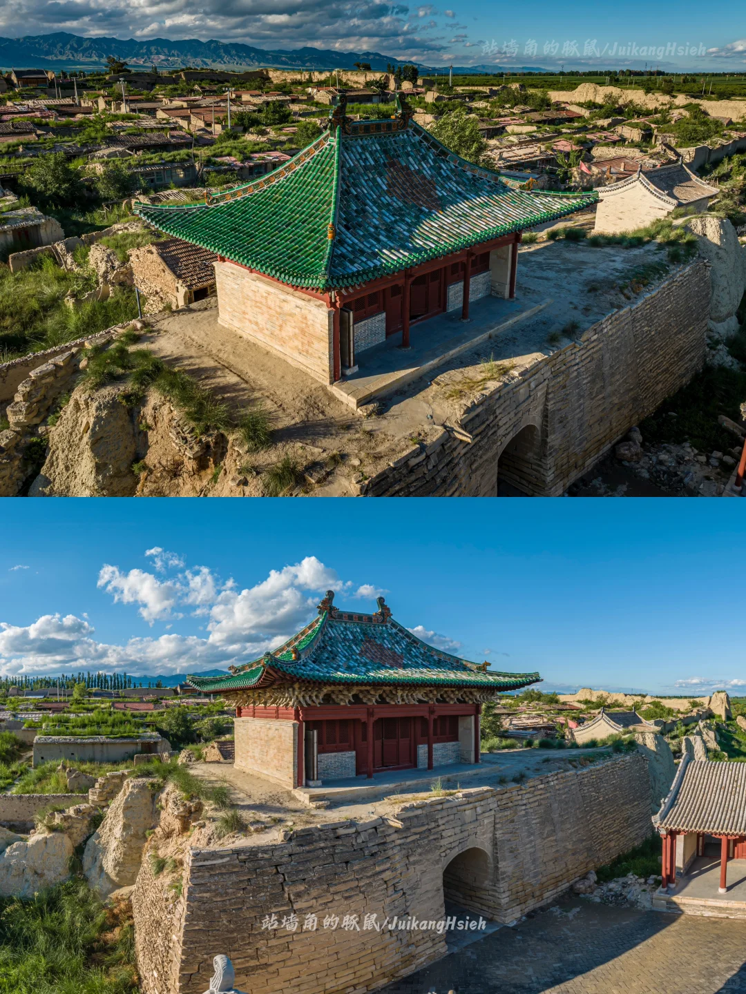张家口阳原｜开阳堡，古城南门通向千年
