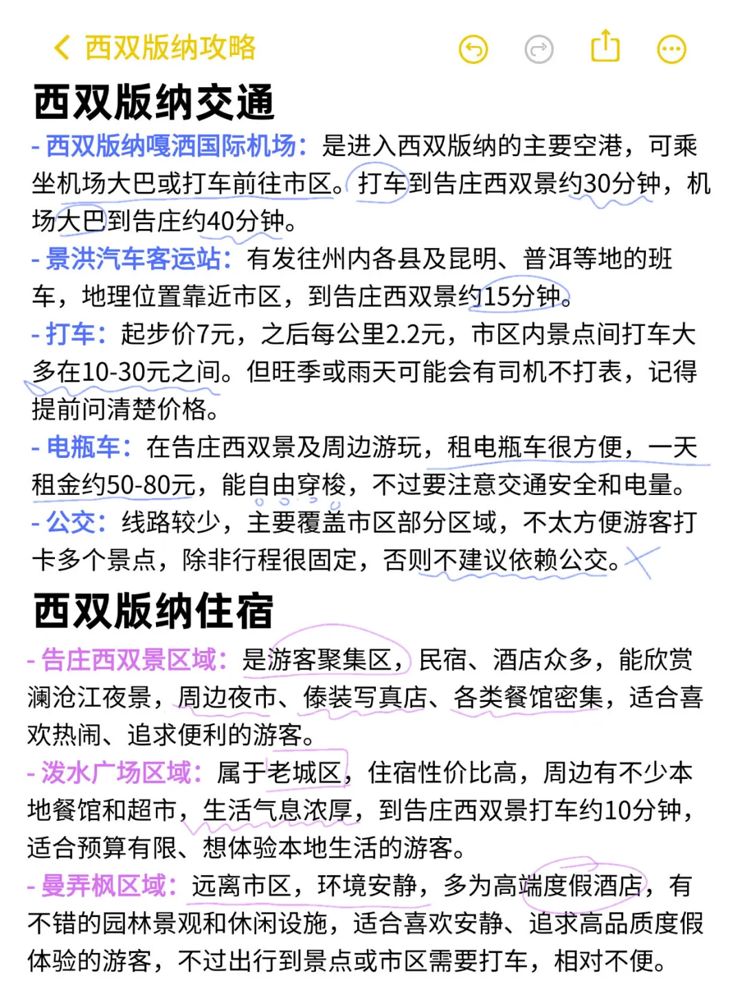 被自己熬夜做的西双版纳攻略满意得睡不着。。