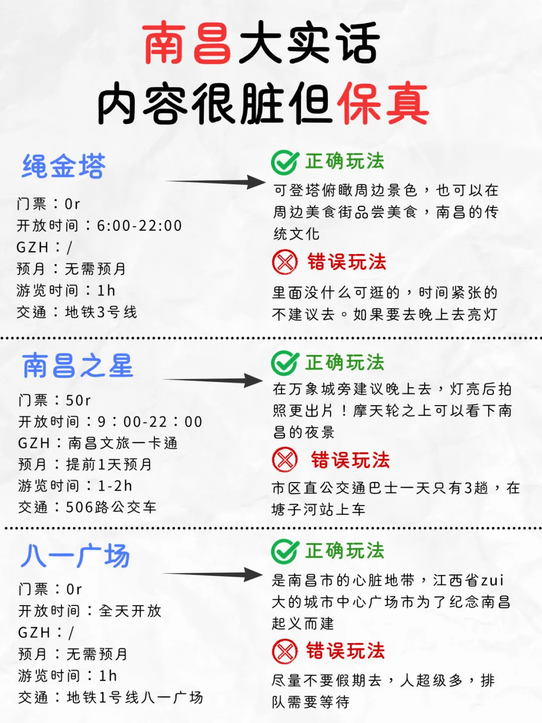 写给国庆要来南昌的姐妹们！超全攻略