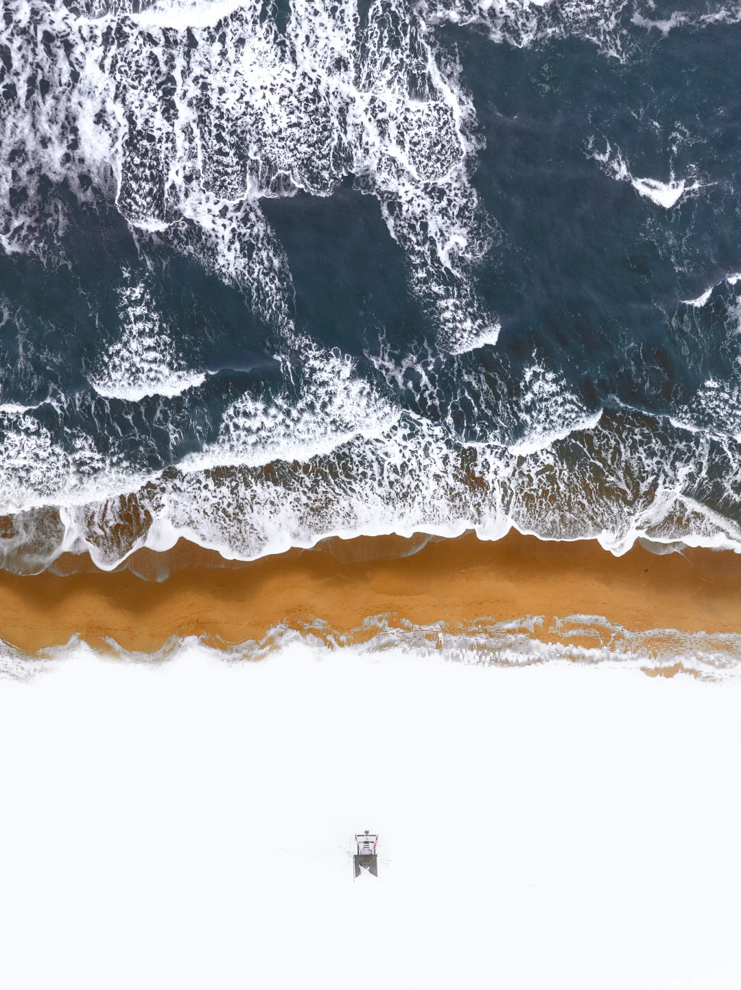 人这一辈子总要去威海看一次雪沙滩吧❄