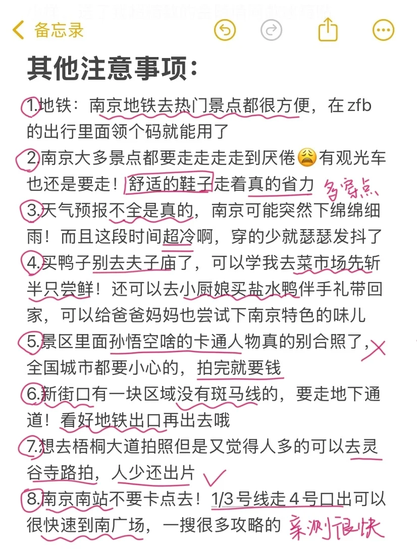 南京旅游一些真实感受…（纯个人主观）