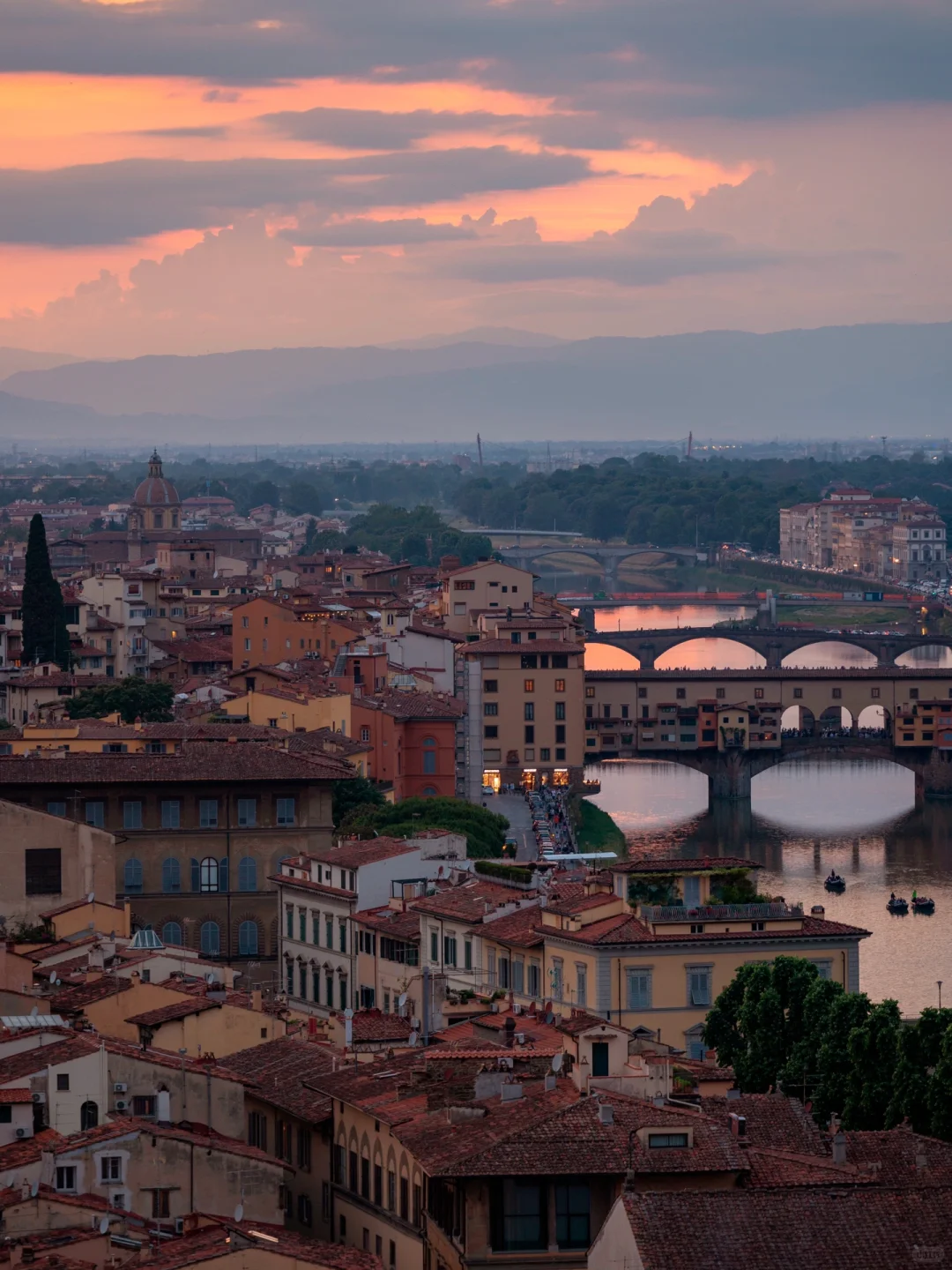 佛罗伦萨|漫步在中世纪街头等一场城市日落